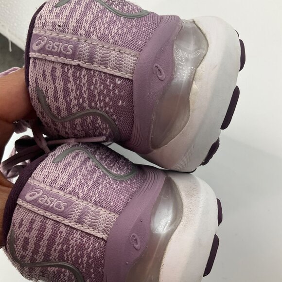 Asics Womens 8 Gel-Cumulus 24 Running Shoes Sneakers Light Purple FF Blast - Picture 12 of 14